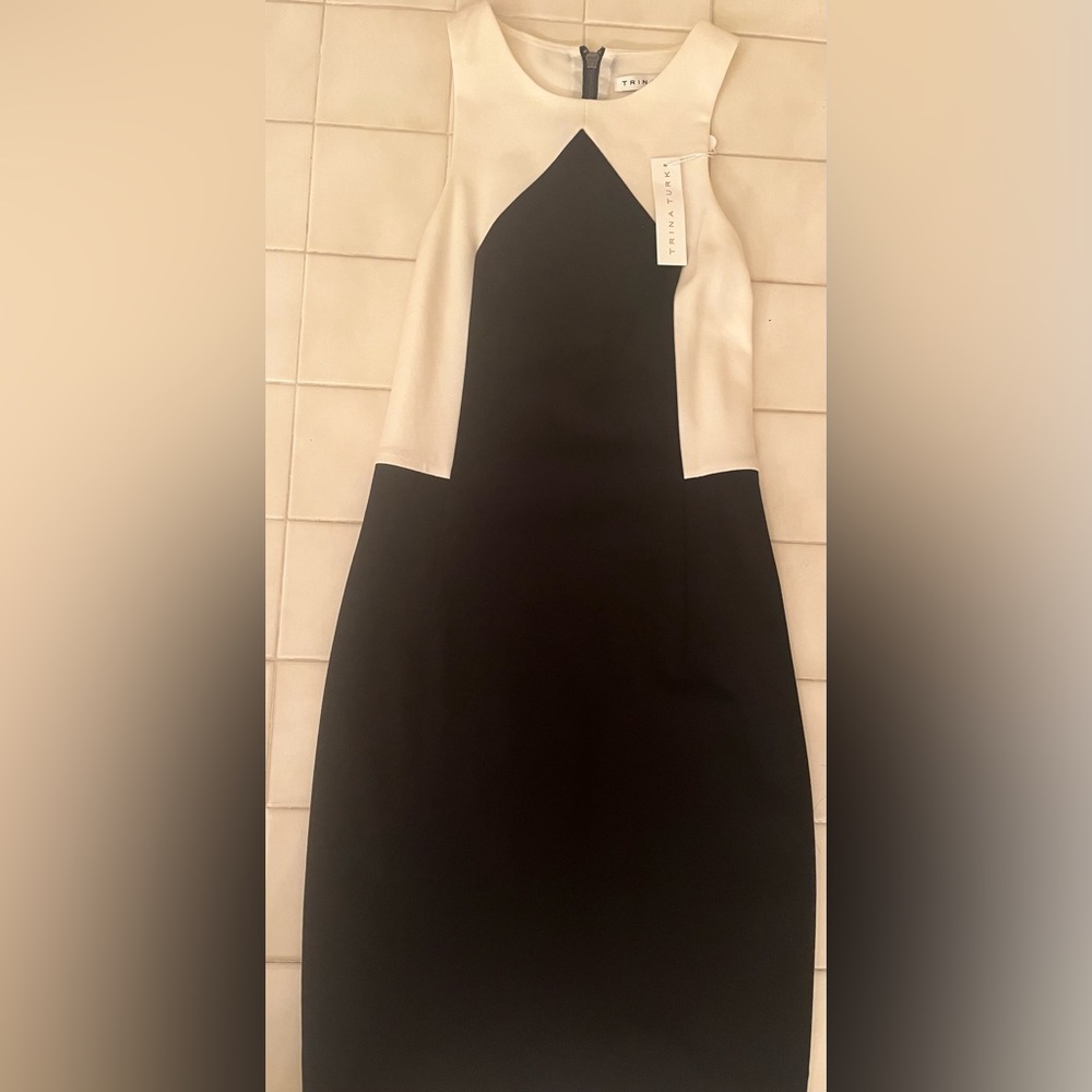 Trina Turk brand new black and new white women’s dress size 0